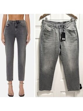NWT DIESEL 2004 D-JOY Slim Black Jeans Women’s Denim 5 Pocket Size 30 Brand NEW